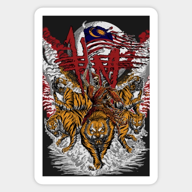 TIGER SPIRIT Sticker by ROSAIMAN